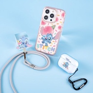 迪士尼 史迪奇 iPhone16 Samsung S25 氣墊標準防摔鏡面手機殼