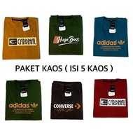 COOL MEN'S DISTRO T-SHIRTS (5 T-SHIRTS)