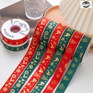 Christmas Ribbon New Year Decoration Length 22 Yards Width 2.5 Cm. For Gift Boxes Flower Wrap