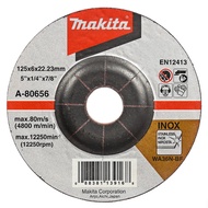 Genuine Makita A-80656 Stainless Steel Grinding Wheel 125x6.0x22.23mm