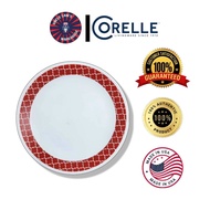 Corelle Crimson Trellis Round Dinner Plate (Size 10.25 Inch)