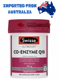 EXP09/2026 Swisse Ultiboost Co Enzim Q10 150 mg Q10 X180