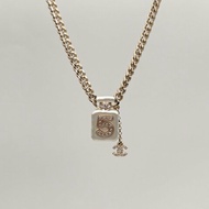 CHANEL 22S5號香水瓶雙C小logo吊墜長款項鏈合金項鏈項鍊