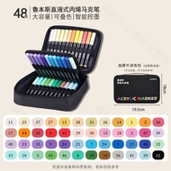 ดินสอสี RuBens แบบปลายนุ่มและหมึกลื่น 100 สีกราฟิตี้แห้งเร็ว กันน้ำ อุปกรณ์ศิลปะสำหรับวาดภาพด้วยมือ 