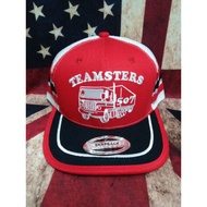 Teamsters cap trucker 3Line snapback  Topi Teamsters vintage tag made in usa