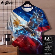 2025 Eagle T-shirt Men's Animal T-shirt Fully Sublimated Round Neck Eagle T-shirt Top