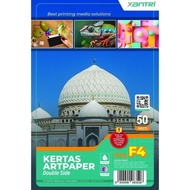 Gd-324 Xantri - Kertas Art Paper F4 230Gsm Isi 50 Lembar Kertas Art Karton Cartoon Printer F4