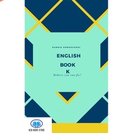 Tập Giấy A4 Để In HANNIE HOMESCHOL ENGLISH BOOK K ( đen trắng) - Dịch Vụ In Theo Yêu Cầu