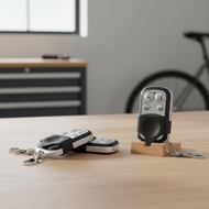 2 Piece Original Remote Electronic Gate Control Compatible with 433Mhz Automatic Garage 4 Buttons Un