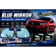 *5.5 SUPER VIP SALE* Original SPJ HD BLUE WIDE ANGLE ANTI GLARE SIDE MIRROR HONDA CITY GM6 GN SEDAN 