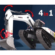 HUINA 1594 RC Excavator *Original* 2.4G 28 Channel Scale 1/14 Alloy Bucket Remote Control Excavator 