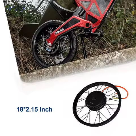 18x2.15Inch qs205 wheel V3 Rated Power 3000W Peak 8KW 50H WP with Rim for Electric Bike E-Bike BLDC 