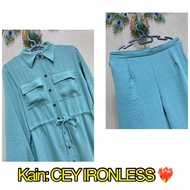 muslimah suit ironless cey cotton (punjabi)
