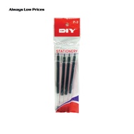 MR DOLLAR Fine Gel Pen Black 0.5mm (4pcs)