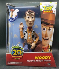 Original 40cm Disney Pixar Toy Story Woody Action Figures English Movie Sound Character Cloth Cowboy