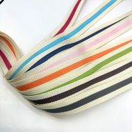 5 Yard Webbing Strap, 2.5cm 6000D Two Tone Heavy Webbing Straps for Arts and Crafts, Luxury Bag Stra