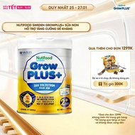 Sữa bột Nutifood GrowPLUS+ Sữa Non 2+ 24h - Hỗ Trợ Tăng Cường Đề Kháng (Lon 800g)