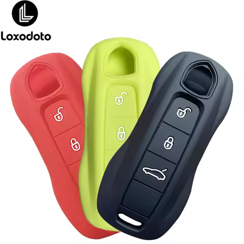 For Porsche Macan Boxster Cayman Panamera 718 911 986 987 981 971 Taycan Cayenne Silicone Car Key Ca