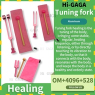 疗愈音叉🔔Healing Tuning Fork Set < OM136.1 hz+4096hz+528hz > Tuning Fork Set 3 Pink Tuning Fork Set Tuni