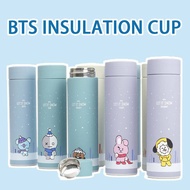 bt21 tumblerwater cup BT21 mug the same cute thermos stainless steel cute cup gift