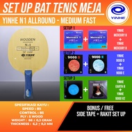Yinhe N1 All Round 5 Ply Wood Yinhe Assembled Ping Pong Bat Package MERCURY 2 9000 D 9000 E 9000 V2