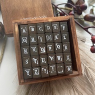 Moodtape Box-1 Letter Size 3 * 4mm Wooden Seal Typewriter Box