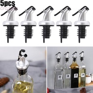 5Pcs/set  Bottle Pourer Liquor Spirit Oil Olive Stopper Dispenser Anti-Dust