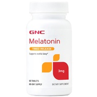 美國GNC 褪黑激素 緩䆁性 3毫克 60片