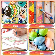 ◸ ◇ ◺ HIGHTUNE Painted Acrylic Paint Set Watercolor Art Supplies 12/24  10/12ml
