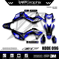 Sticker sticker crf 150l - crf 150 L - cool crf decal sticker - Decal crf - code 096