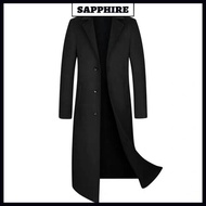 【High Quality】❀ Jaket Lelaki Quality Cotton Autumn and winter new solid color wool tweed double twee