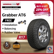 General Tire Grabber AT6 R17 265/65 285/65 (with installation)
