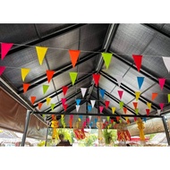 Cloth Flags Decorative Temple Shop Decorations Triangle 7 Colors Camping Fairs