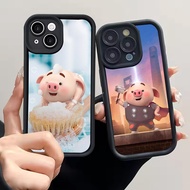 H-8 Cute Pig Cartoon Casing for Infinix HOT Note 40S 40 30i Zero 30 Play Pro Plus 5G