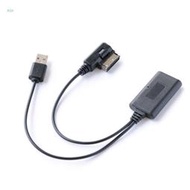 Rox 車載藍牙兼容模塊 USB Aux 接收器電纜適配器 AMI MMI 2G for