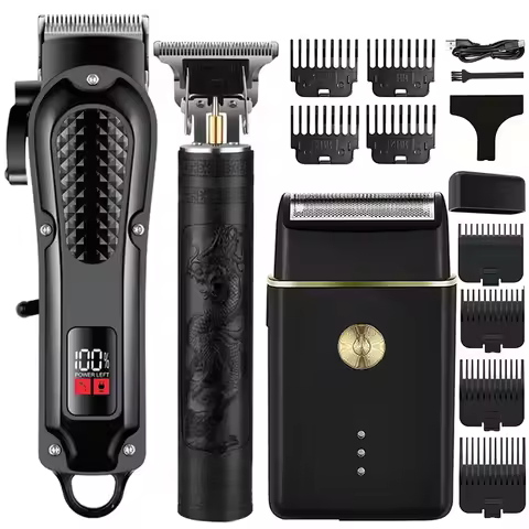 Professional Electric Hair Clipper,Rechargeable Hair Trimmer,Beard Trimmer,Men's Shaver,GW-9775,RQ-8