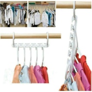 Wonder Hanger Triples Closet Space Cupboard Organizer Save & Maximises Wardrobe Space 8 pieces  
