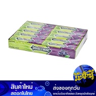 ดับเบิ้ลมินต์ หมากฝรั่งแบบแท่ง กลิ่นบลูเบอร์รี่มินต์ 15 กรัม x 20 แท่ง ริกลี่ย์ Wrigley Double Mint 