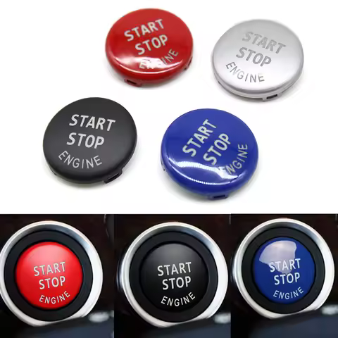 Engine Ignition Switch Start Stop Button Cover For BMW E Series 3S X1 X5 X6 Z4 E70 E71 E72 E90 E91 E