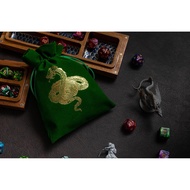 Basilisk Dice Bag | Velvet For Board Games Dungeons and Dragons DnD Set D&D