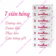 [Name concealed] 7 pink Novofemi tablets - Moisturizes, restores, balances pH, reduces dryness