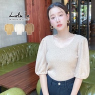 LULUS [A01200542] E Pit Strip Puff Sleeve Top 3 Colors 0730