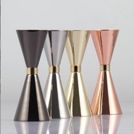 盎司量杯带刻度Ounce Cup, 304 Stainless Steel Double-tipped Measuring Cup with Inner and Outer Rolled Edges,