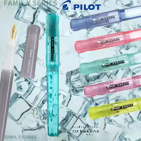 Pilot Kakuno Smile Family Fountain Pen Aesthetic Ergonomic Triangular Grip Daily Writing Practice Pe
