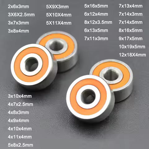 2pcs Hybrid Ceramic Bearing Stainless Bait Casting Spinning Fishing Reels 5*10*4 3x10x4 5x11x4 SMR10