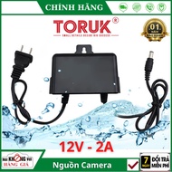 Nguồn 12V 2a ngoài trời chống nước Toruk - bảo hành 12 tháng - adapter camera hikvision có móc treo