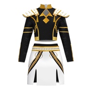 Girls Rumi Zoey Mira Cosplay Kpop Demon Hunters Cosplay Costume Children Black Golden Suit Halloween