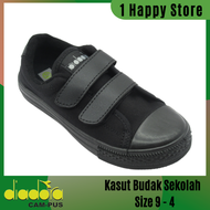 Original Diadora DC6081BK /Kasut Hitam Sekolah Rendah /  DOUBLE VELCRO STRAP Primary School Black Sh