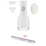 Entity Breathable Nail Lacquer(Cotton Cutie)#WHITE COLOR#15ml#Halal Nail Polish