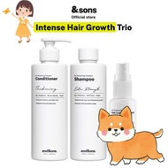 andSons Intense Hair Growth Trio Kit - Hair Growth Shampoo + Conditioner + Redensyl Serum